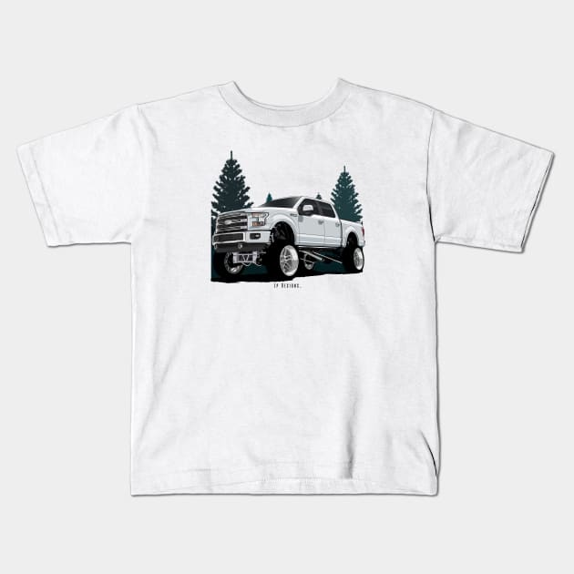 F150 Platinum Kids T-Shirt by LpDesigns_